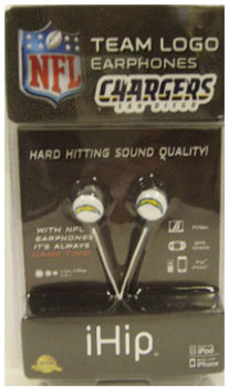 San Diego Chargers Ear Phones Case Pack 24