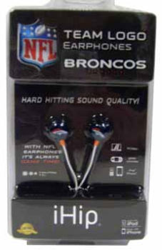 Denver Broncos Ear Phones Case Pack 24