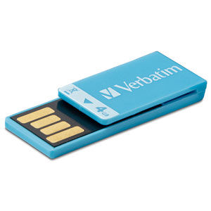 Flash Drive USB 2.0 4GB Clip-it Blue