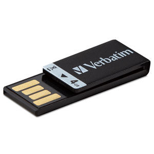 Flash Drive USB 2.0 4GB Clip-it Black