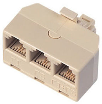 Triplex Adapter IVORY