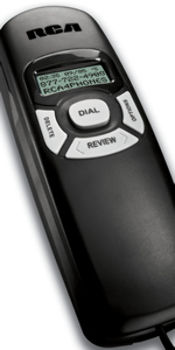 Trimline Caller ID Phone in Black