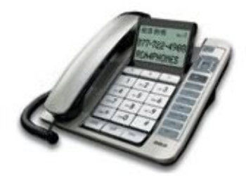 Corded Desk Phone, CID,ITAD, Tilt Screen