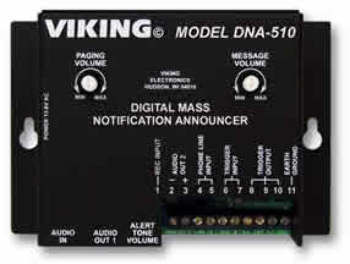 Digital Mass Notification Announcer