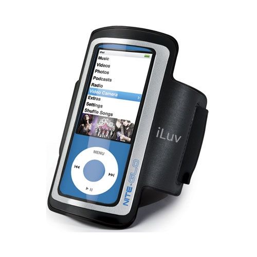 iLuv ICC213 Armband Case with Reflector for iPod Nano 5th Generation - Black