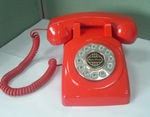 1950 Desk phone Red
