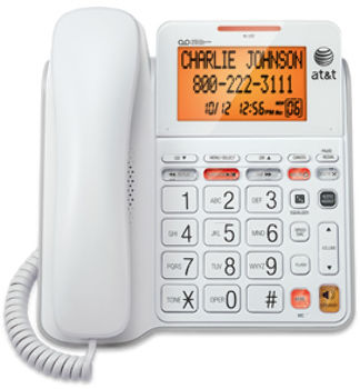 Corded Answering System with Large Displ