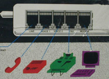 Multi-link 4-port Fax Switch