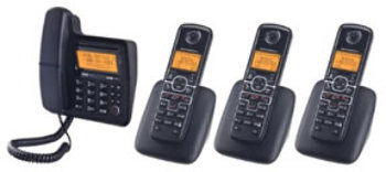 Motorola Corded/Cordless 4-pack