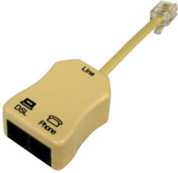 In-line DSL Filter w/ Splitter