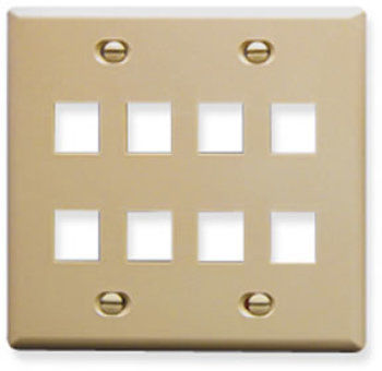 IC107FD8IV - 8 Port Face Ivory