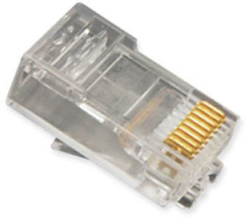 CAT5E Plugs Oval Strand 8P8C 100PK