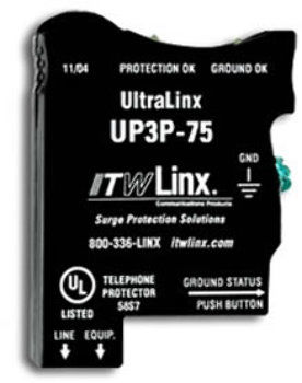 UltraLinx 66 Block/75V Clamp/160mA PTC