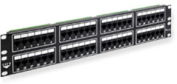 Patch Panel 48PT CAT6 2RMS