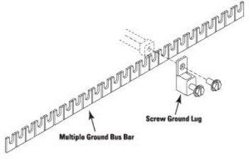 UltraLinx 66 Block 25 Pair Ground Bar