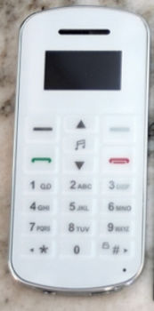 Mini handset with OLED display (white)
