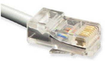 ICLC807FSV / 7' Flat Line Cord 8P8C SILV