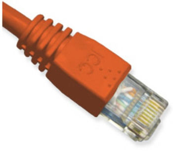 Patch Cord, CAT6 Booted, 1 Foot - Red