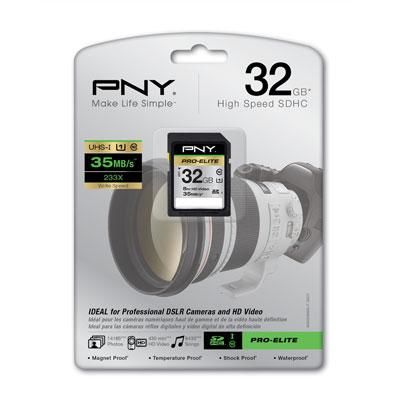 32GB SDHC ProElite 35MBsec