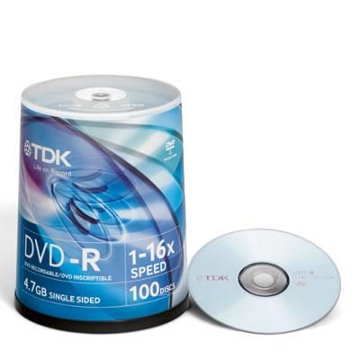 DVD R 16x 100 Pack Spindle