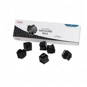 Printer Ink Phaser 8400 Black 6 Sticks 6800K Yield