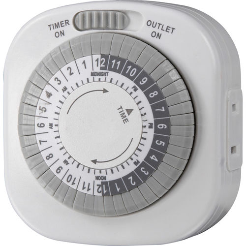 Indoor 1-Outlet Daily Mechanical Timer