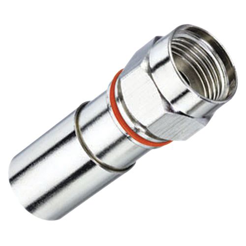 IDEAL 92-655 RG6 Quad F-Compress Connectors, 50 pk
