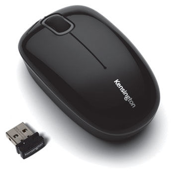 PocketMouse Mobile Mouse, Wireless, 1000 dpi, Right, Black