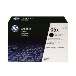 LaserToner 05X Cartridge Black P2055dN P2055X Dual Pack 2x6500 Yield