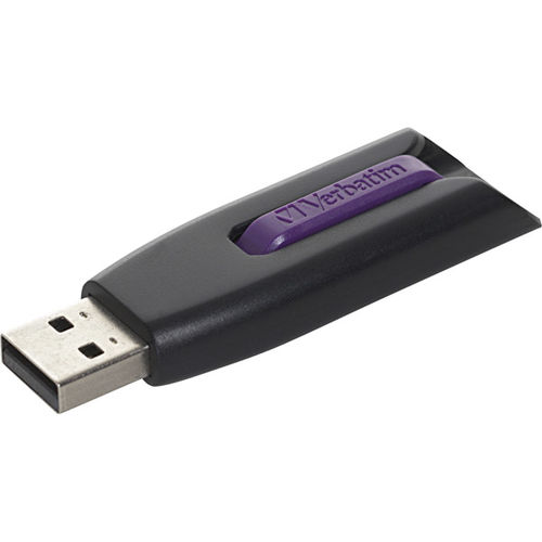 16GB Store 'n' Go USB 3.0 Drive-Black/Purple