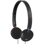 JVC HAS140B Lightweight On-Ear Headband Headphones (Black)