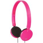 JVC HAS140P Lightweight On-Ear Headband Headphones (Pink)