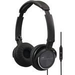 JVC HASR500B On-Ear Headband Headphones with Remote & Microphone (Black)