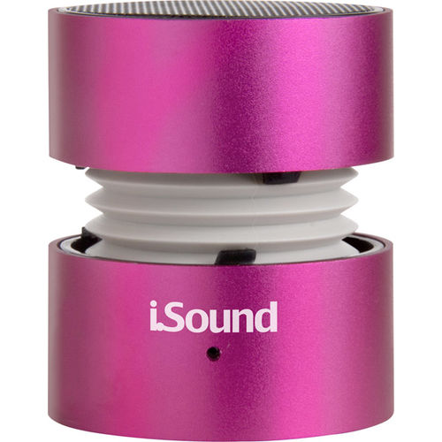 Pink Fire Aluminum Rechargeable Portable Speaker