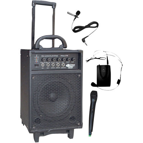 300-Watt Dual Channel Wireless Rechargeable Portable PA System