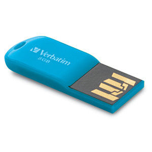 Flash Drive USB 2.0 8GB Micro Carribbean Blue