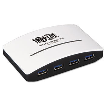 4-Port USB 3.0 Mini Hub, White
