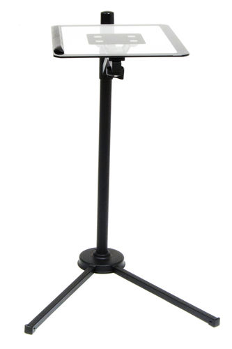 Studio Designs Calico Tech Stand Black / Clear Glass