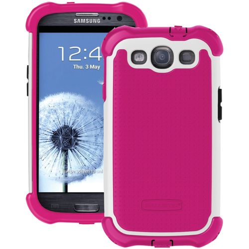 BALLISTIC SX0932-M685 Samsung(R) Galaxy S(R) III SG MAXX Case (Pink/White)