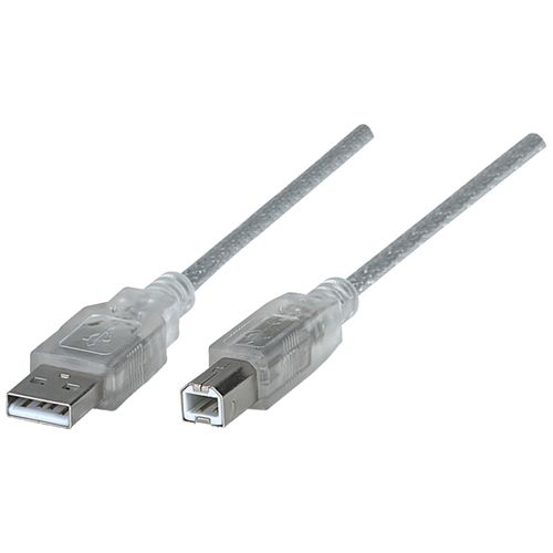 MANHATTAN 340465 A-Male to B-Male USB 2.0 Cable (15 ft)