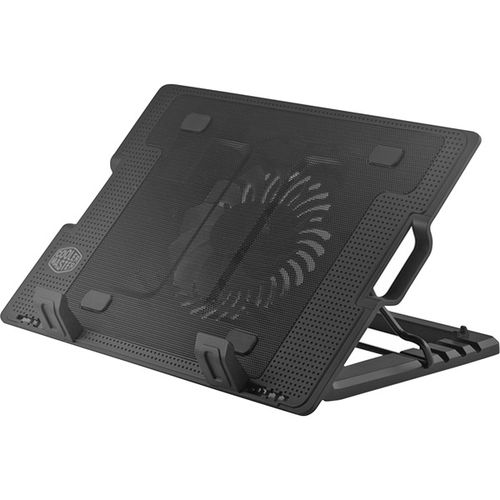 Notepal ErgoStand Notebook Stand with 4-Port USB Hub and Cooling Fan - Black