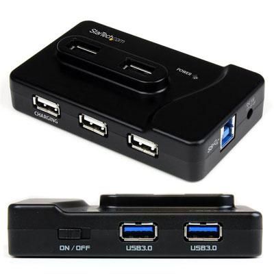 7-Port USB Combo Hub