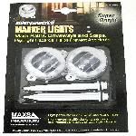 White Solar Marker Lights - 2 PK