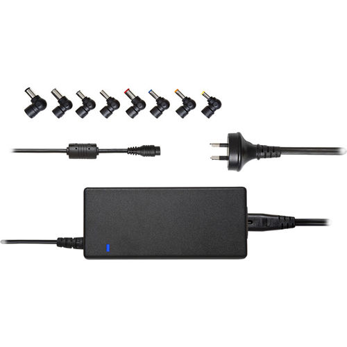 90-Watt Ultra Thin Notebook AC Power Adapter with 8 Tips