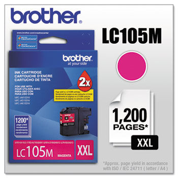 LC105M, LC-105M, Innobella Super High-Yield Ink, 1200 Page-Yield, Magenta