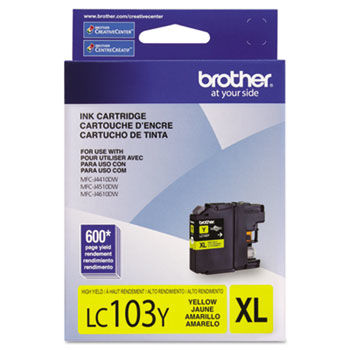 LC103Y, LC-103Y, Innobella High-Yield Ink, 600 Page-Yield, Yellow