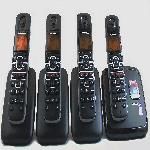 DECT6.0 cordless w/ answering-4 handsets