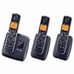 DECT6.0 cordless w/ answering-3 handsets