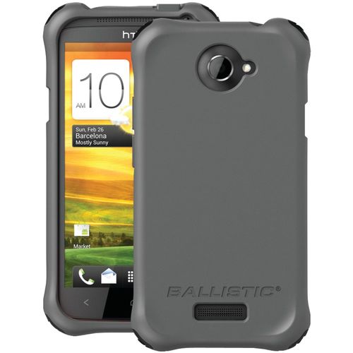 BALLISTIC LS0917-M145 HTC(R) One X(TM) LS Smooth Case (Charcoal; 4 orange, 4 teal, 4 charcoal & 4 black bumpers)