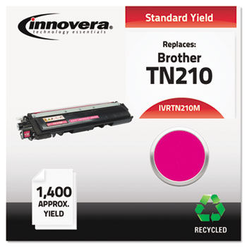 Remanufactured TN210M Toner, 1400 Page-Yield, Magenta